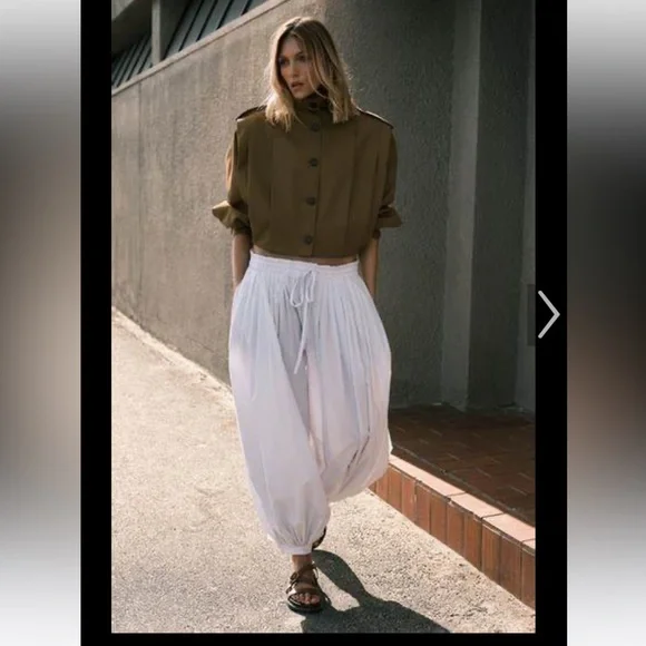 Zara | Pants & Jumpsuits | Zara Zw Collection Striped